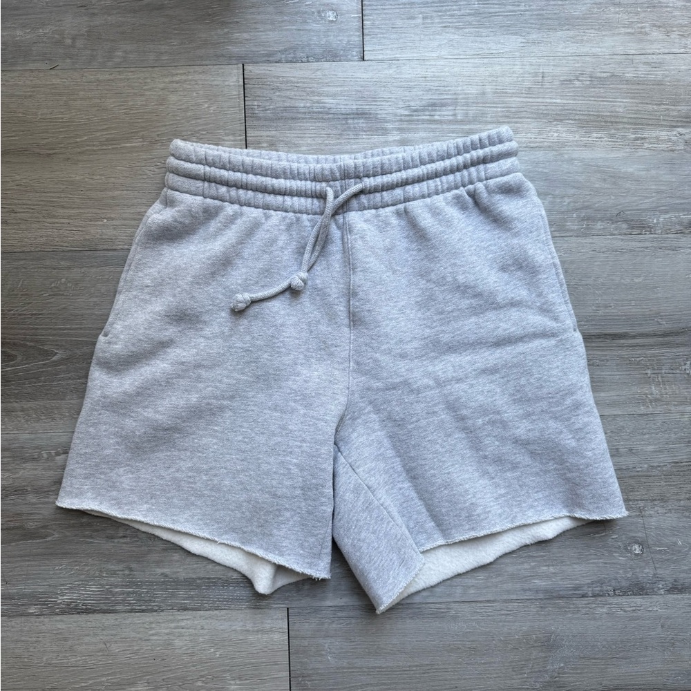 TNA Cozy Gray Sweat Shorts